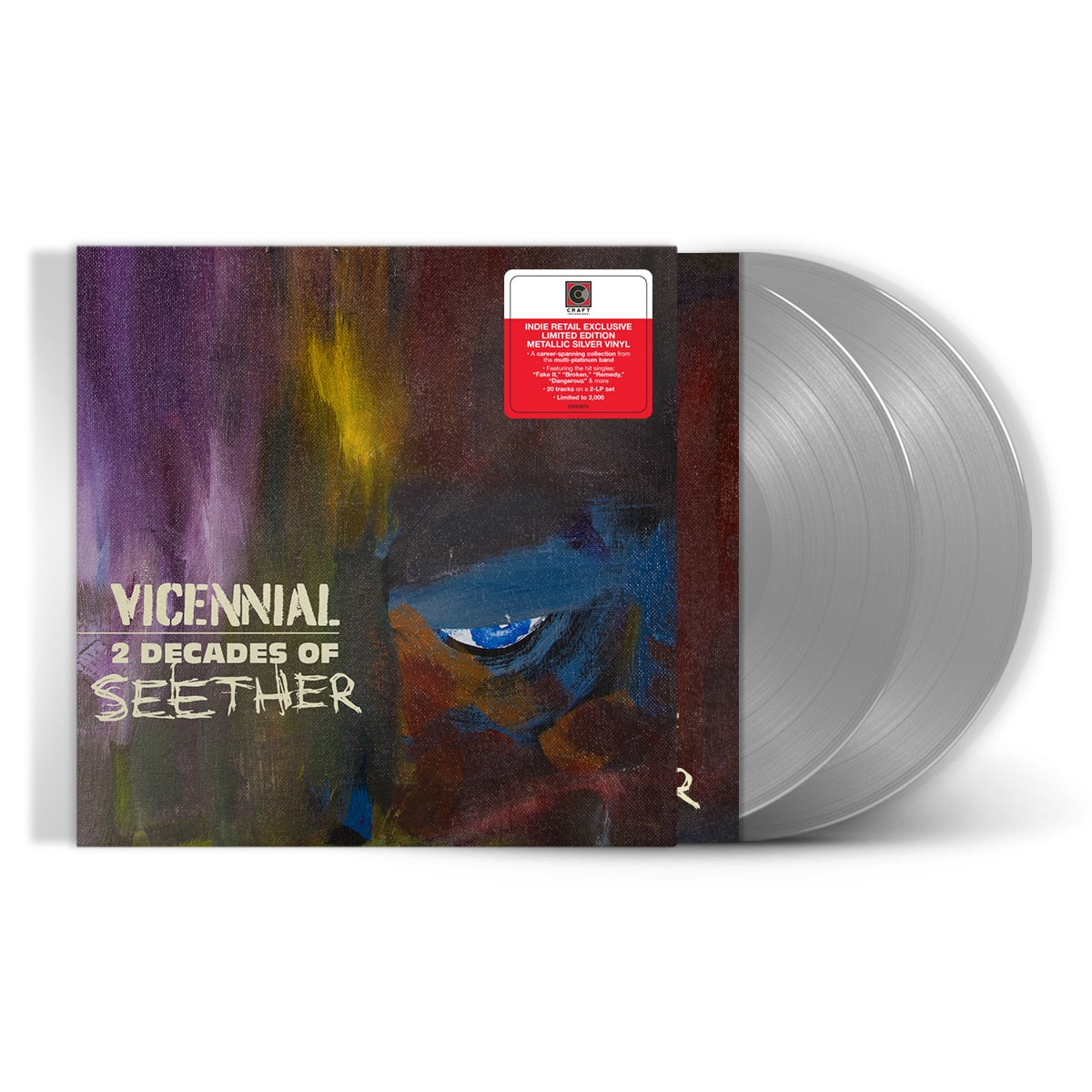 Seether Vicennial - 2 Decades Of Seether (Limited Edition, Gatefold LP Jacket, Colored Vinyl, Indie Exclusive, Smoke) (2 Lp's)