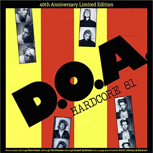 D.O.A. Hardcore 81 (Limited Edition, White Vinyl)