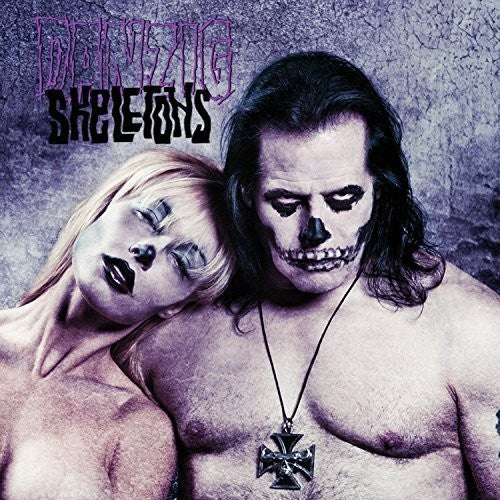 Danzig Skeletons Purple & White Swirl / Black Splatter Ind Excl