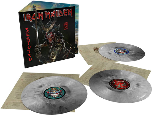 Iron Maiden Senjutsu (Limited Edition, Silver & Black Marble Colored Vinyl) (3 Lp's)