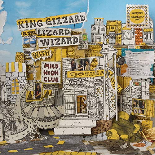 King Gizzard & The Lizard Wizard/Mild High Club Sketches Of Brunswick East [LP] [Yellow w/ Blue Splatter]
