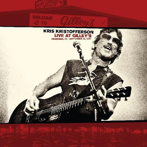 Kris Kristofferson Live At Gilley’s - Pasadena, TX: September 15, 1981 (INDIE EXCLUSIVE, WHITE MARBLED VINYL)