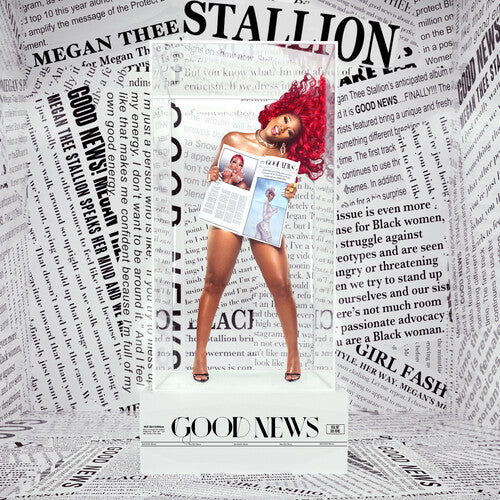 Megan Thee Stallion Good News [Explicit Content] (Colored Vinyl, Blue, White, Indie Exclusive) (2 Lp's)