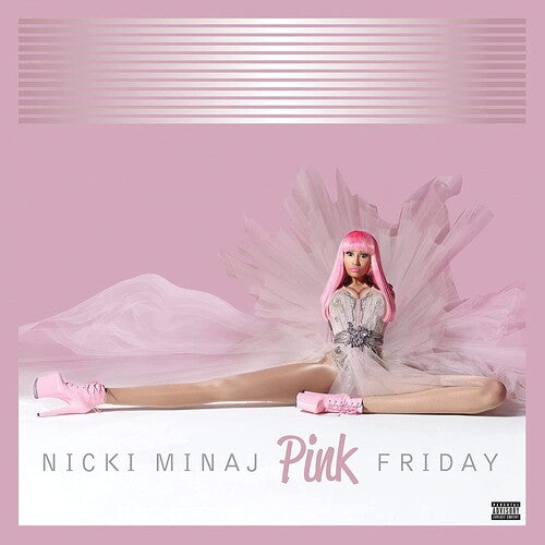 Nicki Minaj Pink Friday (10th Anniversary) [Explicit Content] (Deluxe Edition, Colored Vinyl, Pink & White) (3 Lp's)