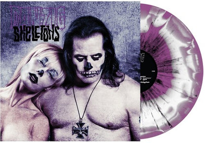 Danzig Skeletons Purple & White Swirl / Black Splatter Ind Excl