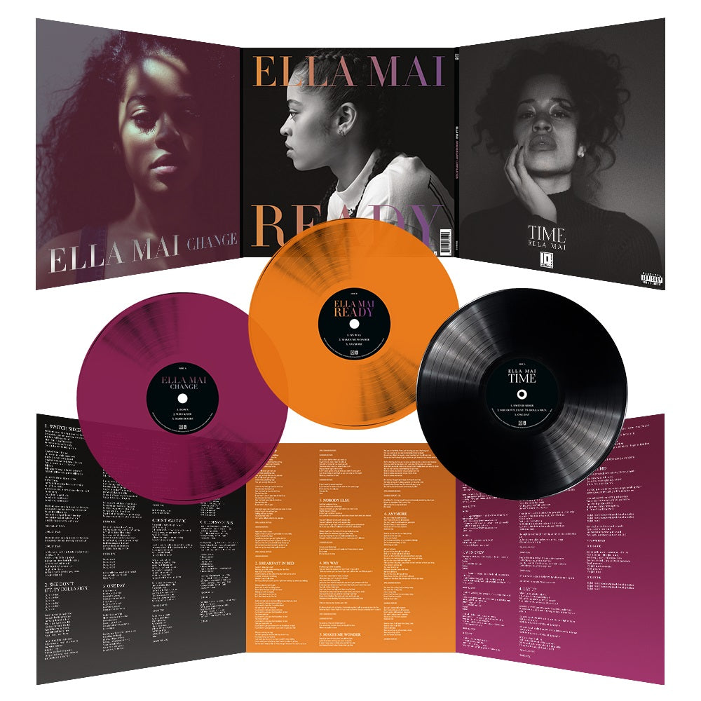 Ella Mai Time Change Ready - Anniversay Vinyl [Black LP/Violet LP/Orange LP]