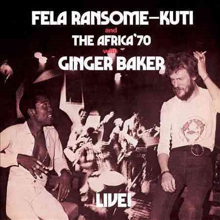 Fela Kuti Fela Live! with Ginger Baker (Digital Download Card)