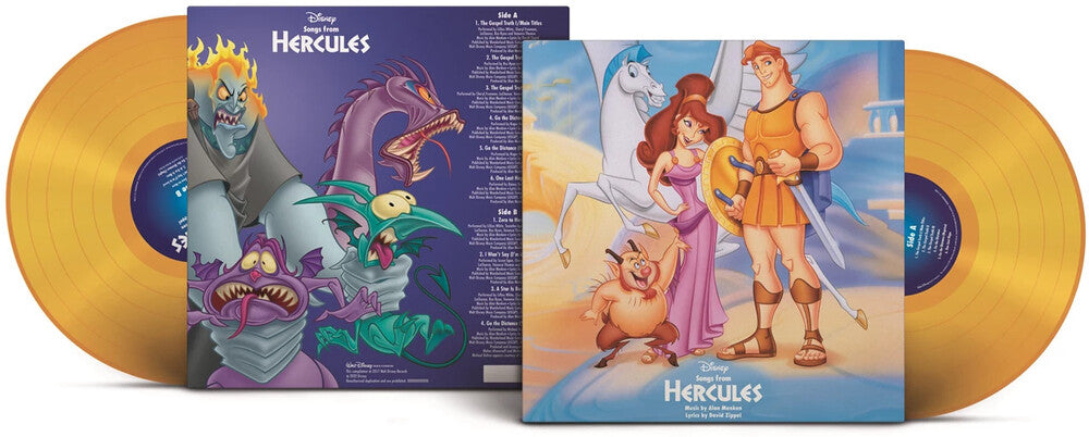 Various Artists Songs From Hercules: 25th Anniversary (Original Soundtrack) (Transparent Orange Colored Vinyl) [Import]
